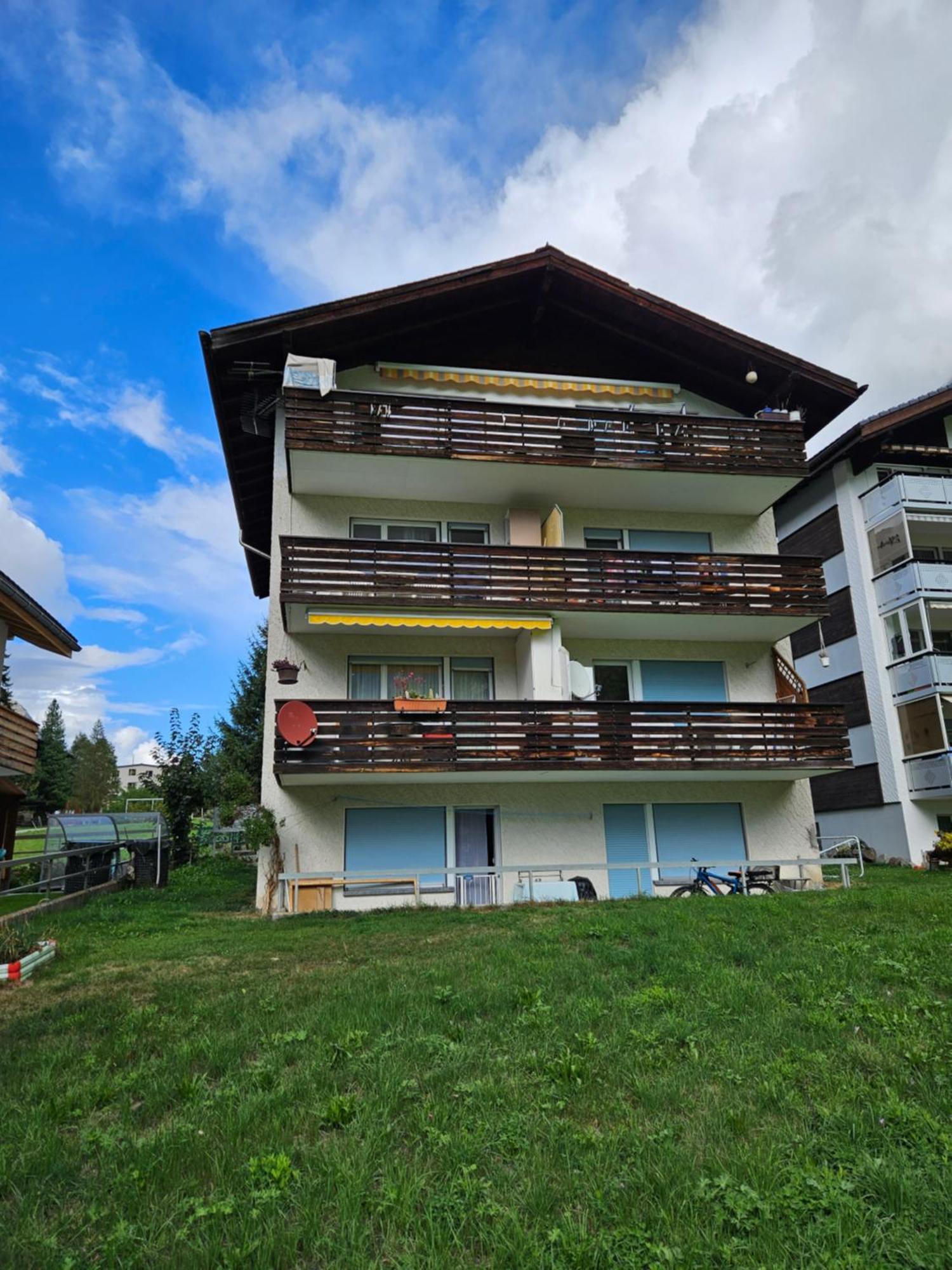 Apartment Klein Matterhorn - Haus Miranda Täsch Exterior foto